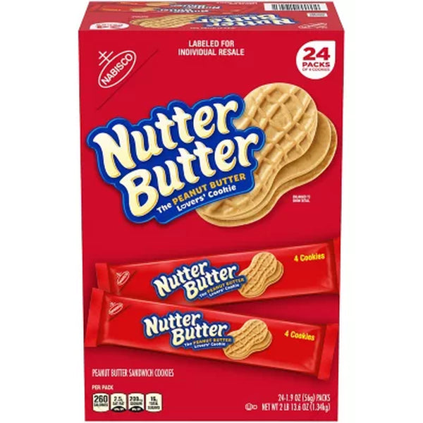 Nutter Butter Peanut Butter Sandwich Cookies (24 Pk.)